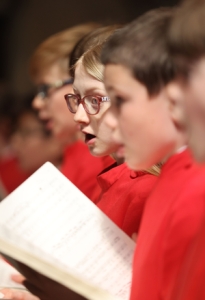 Choristers at the Coronation Service
